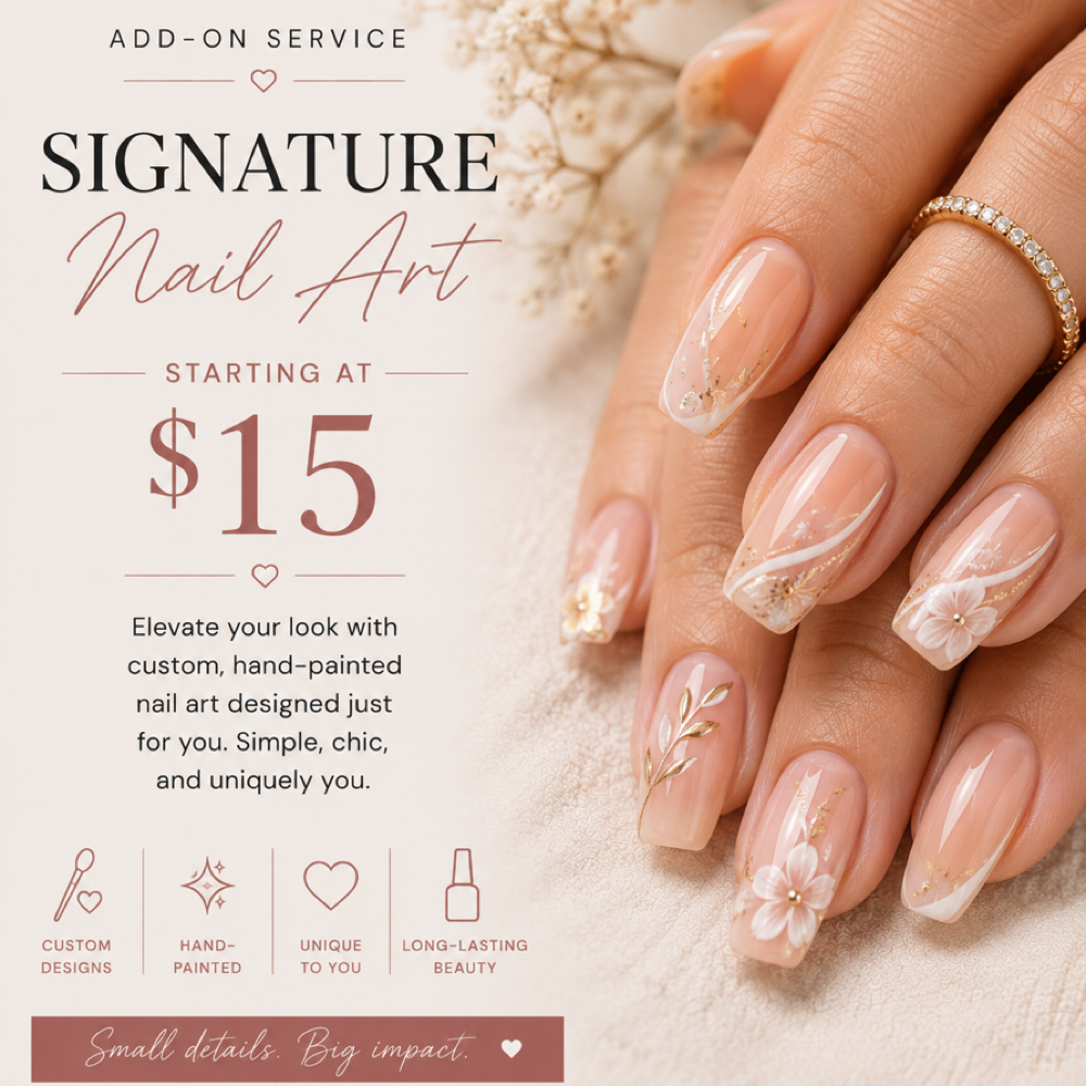 Signature Nail Art at Studio 811 Nail Studio in Ellensburg, WA