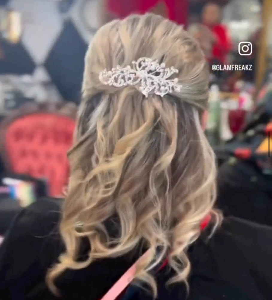 Bridal Party Hair (Downstyle)