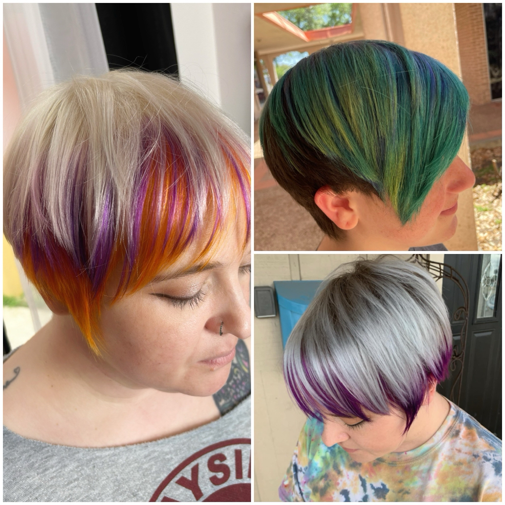 Vivid Color Full Head (Very Short)
