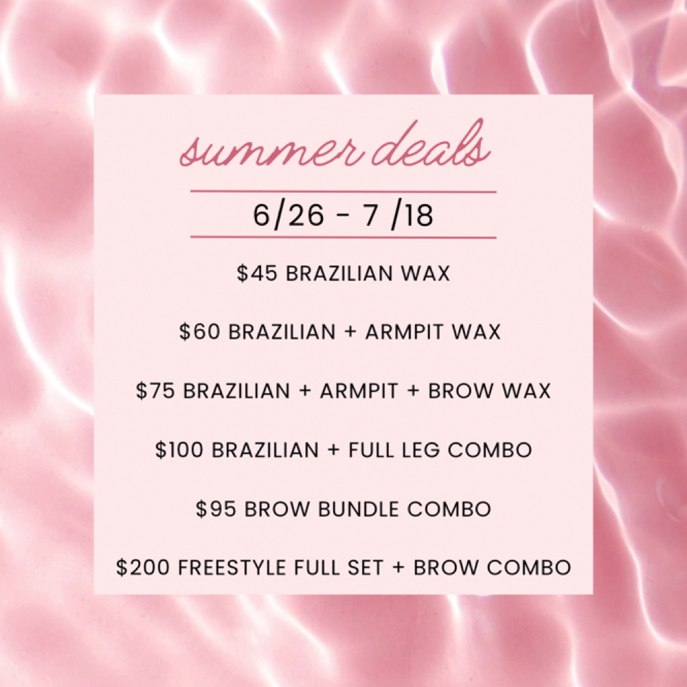 Summer Deals 6/26-7/18 Only! at Heavenly Lashes & Beauty in Hesperia, CA