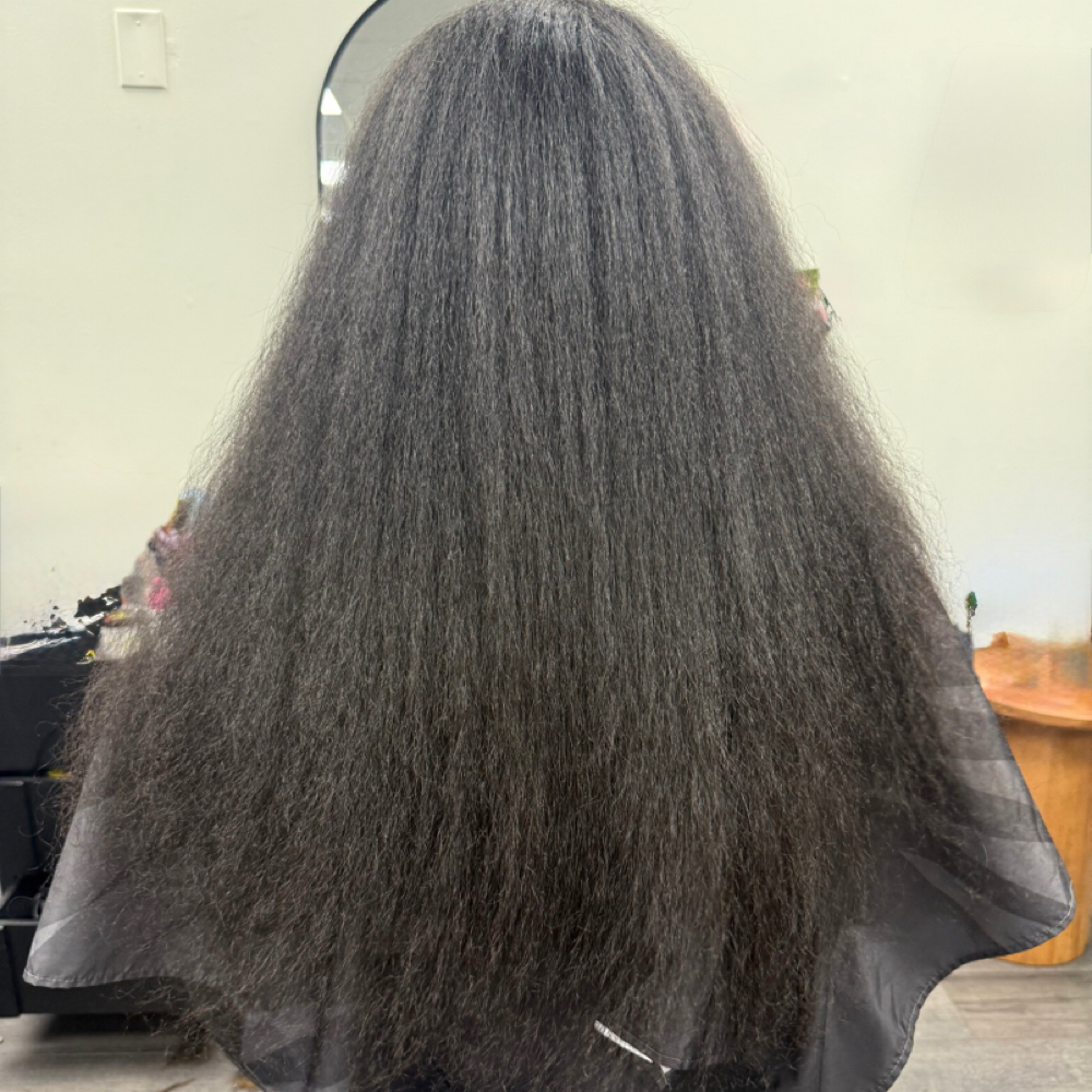 Silk Press 3 at The Hair Station in Somerset, NJ