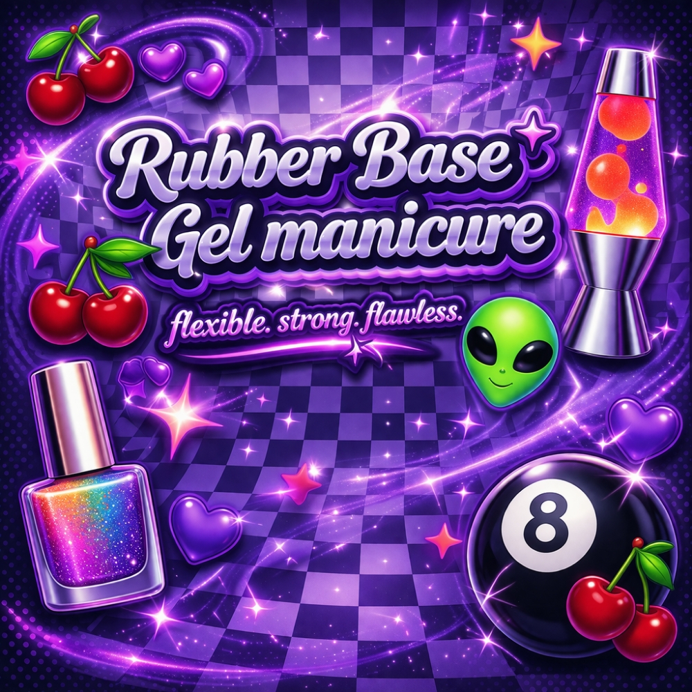 Rubber Base Gel Manicure at freckled opal nailz ✌🏻 in Jeffersonville, IN