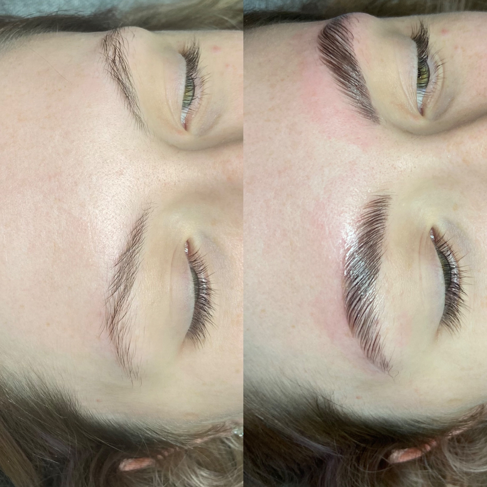 Brow lamination & tint