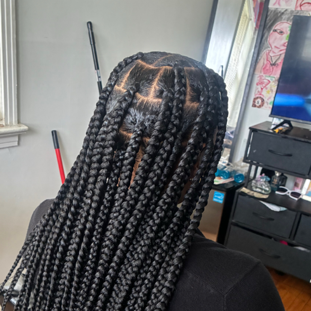 Large Knotless at BraidsByJinece in Wichita, KS