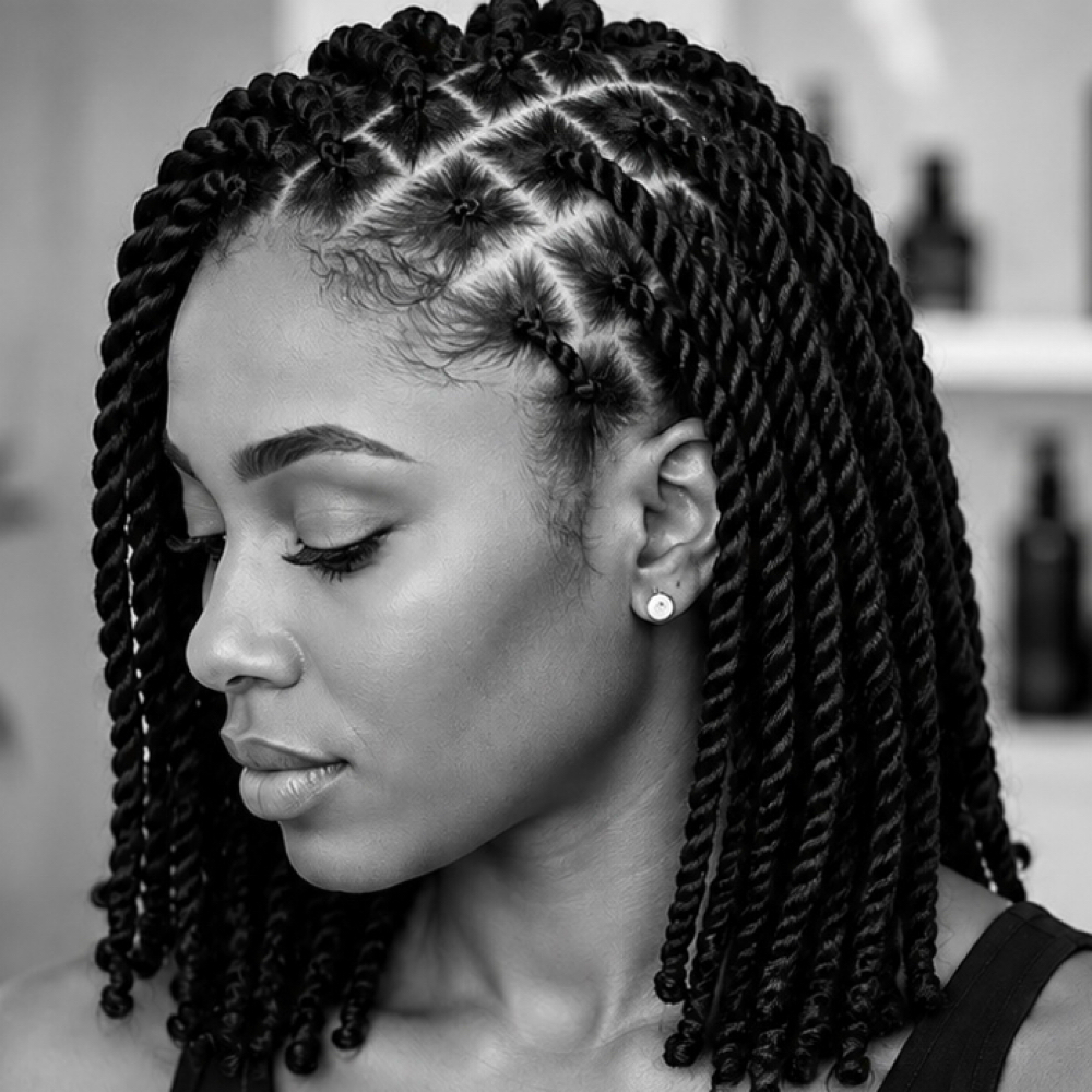 NATURAL TWISTS AND PLAITS at NATURAL IS KEY in Smyrna, TN