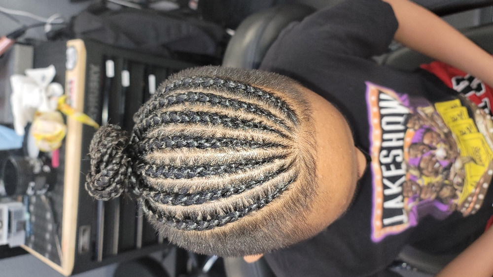 6-10 Braids Half Head