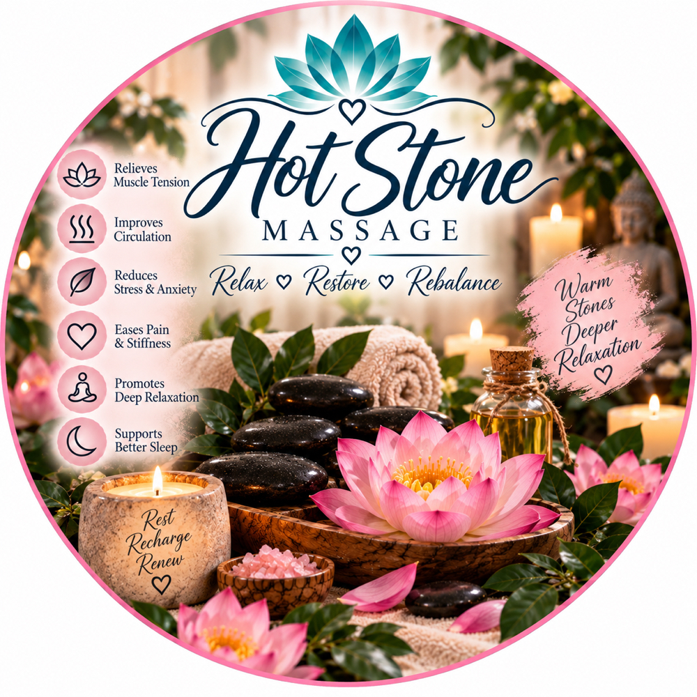 90 Min Hot Stone Massage at Aprils Renewal Therapy in Pocahontas, AR