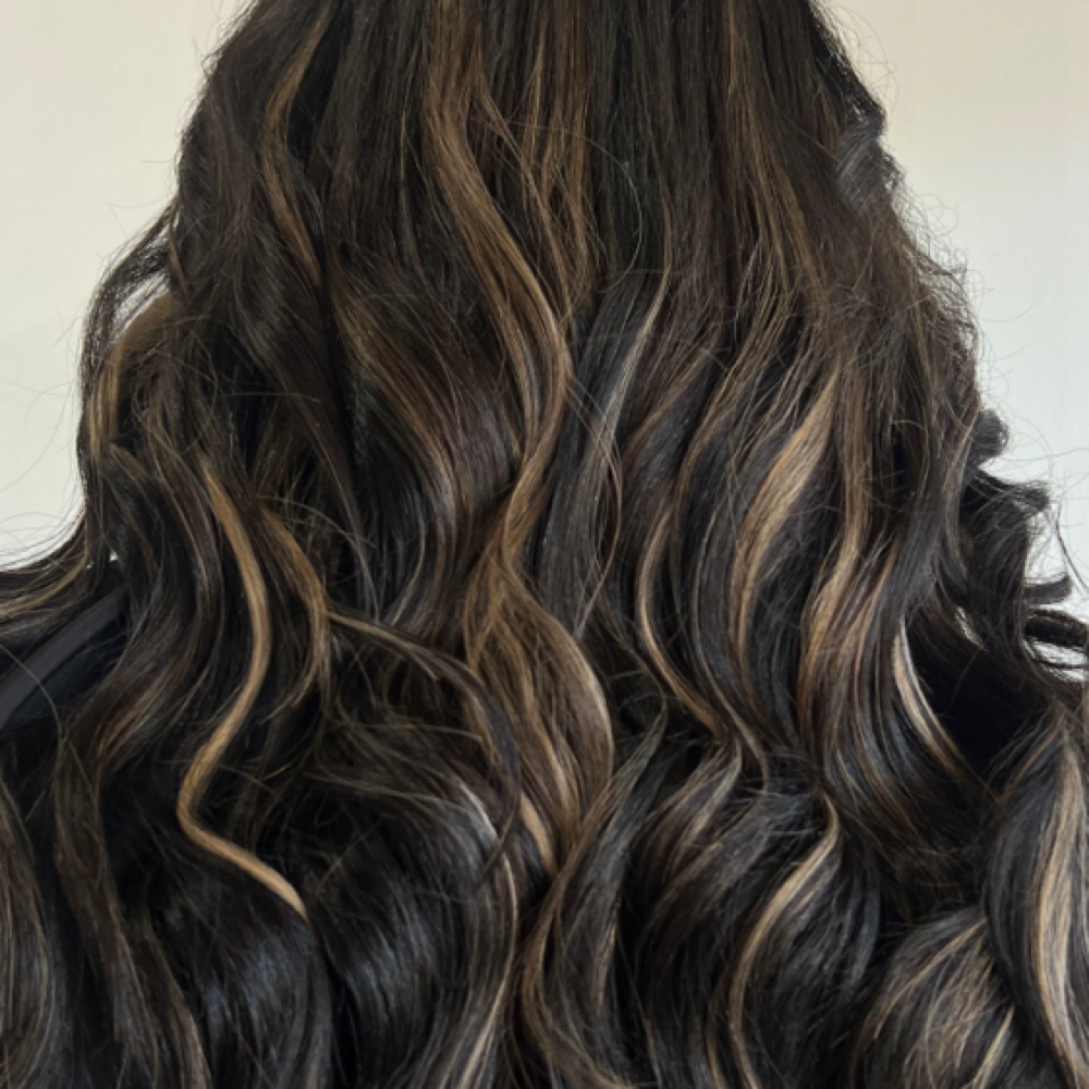 Extension blowout at Dash Hair Studio in Rocky River, OH