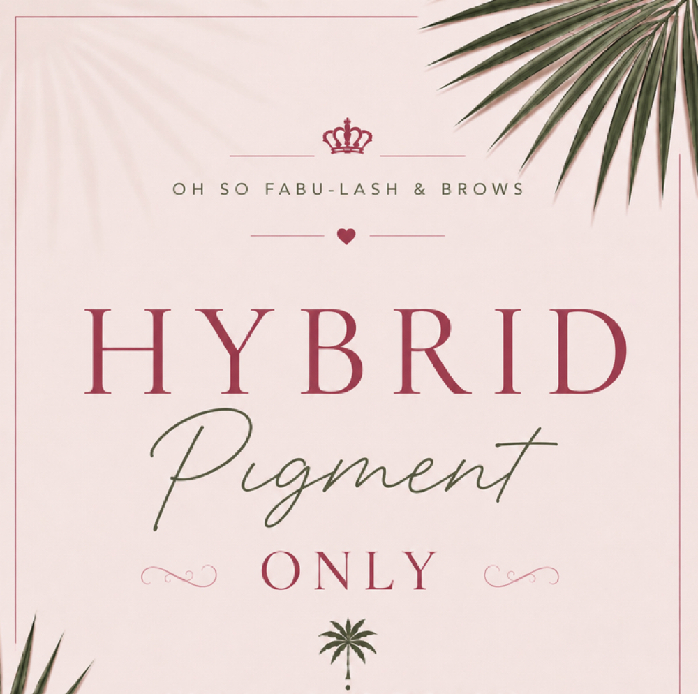 Hybrid Brows Pigment Only at Oh So Fabu-Lash & Brows in Delray Beach, FL