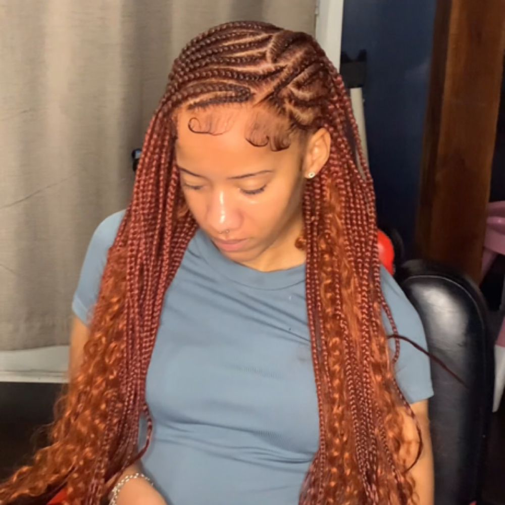Fulani (Tribal) Braids at Charming Clean Braids in Fayetteville, NC