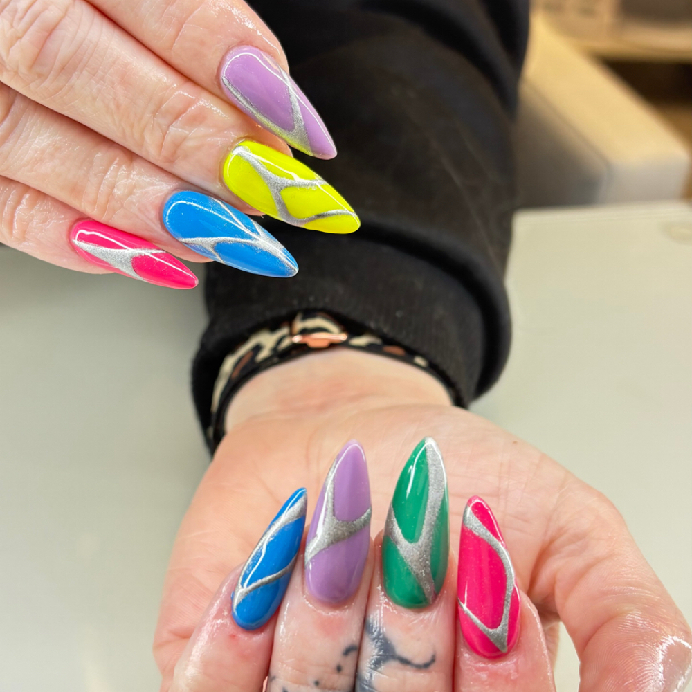 Extra Long Acrylic Set at Beauty Sanctuary   “Beautifying inside and out “ in Anchorage, AK