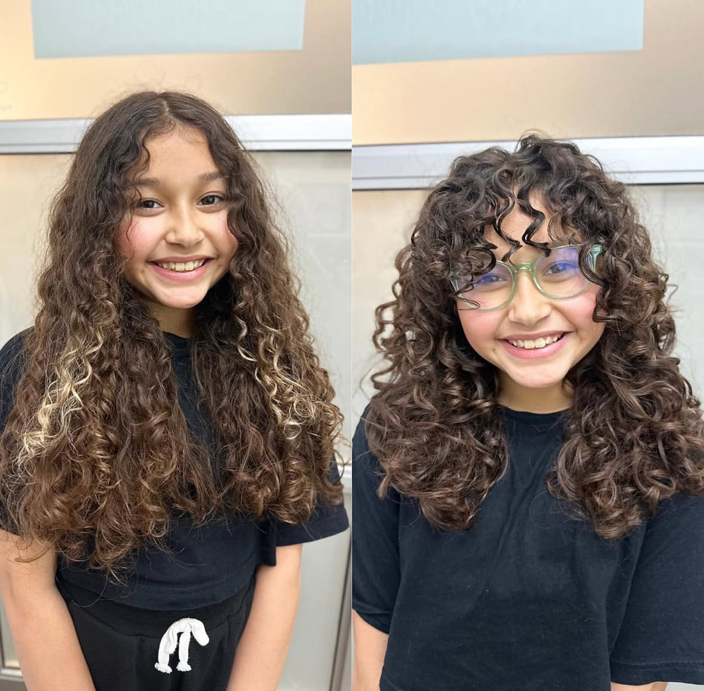 Junior Curly Cut (7yr-12ys) at Radiantly Curly Studio in Redwood City, CA