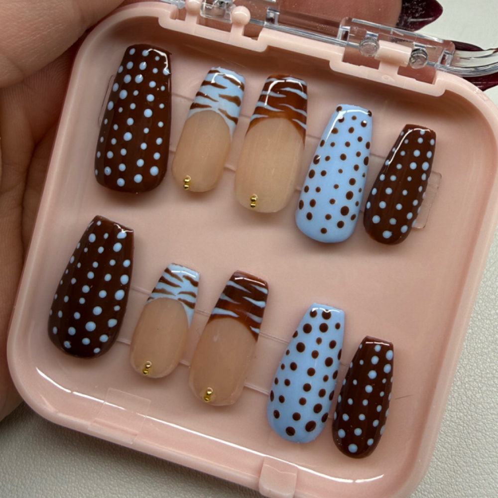 Custom Gel Press On Set at Isabelle Nowick in watertown, SD