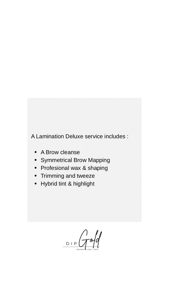 Brow Lamination Deluxe