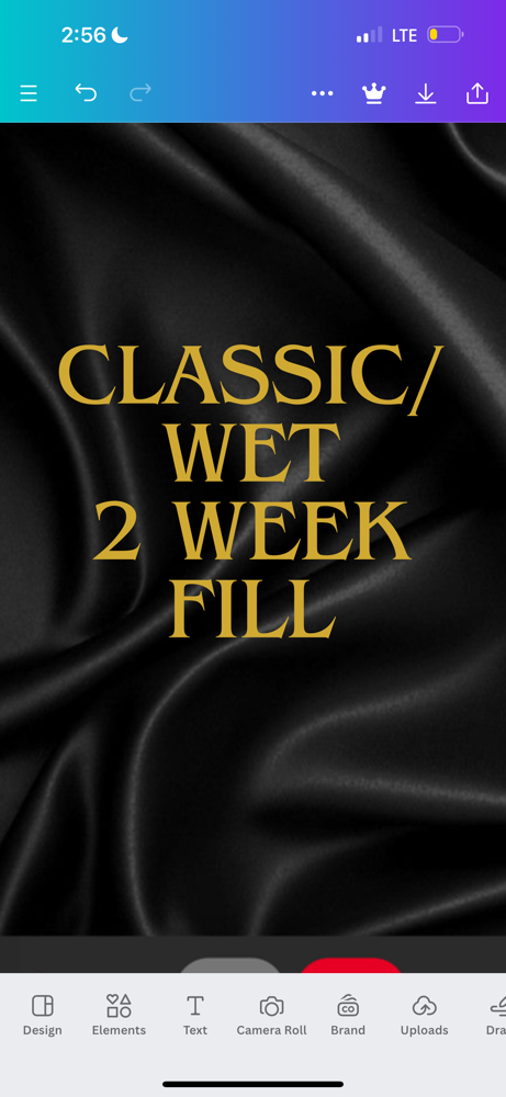 Classic/Wet 2 Week Fill