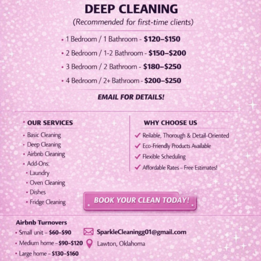 Deep Clean at Pretty & Polished Cleaning