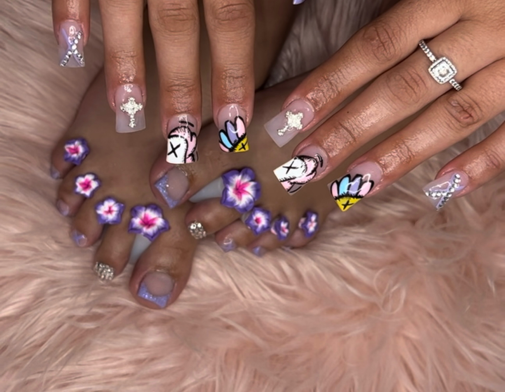 Short Combo Set (toes Included )