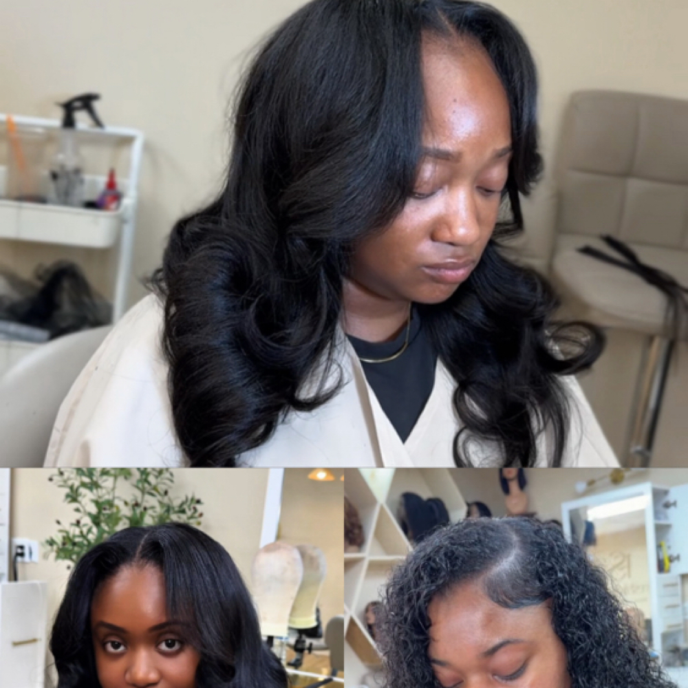 Sew In Minimal Leave Out at Freshly Styled in Indianapolis, IN