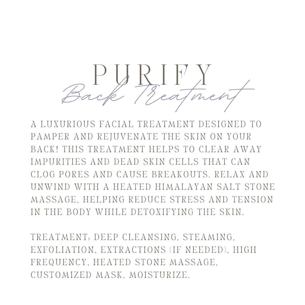 Purify Back Treatment