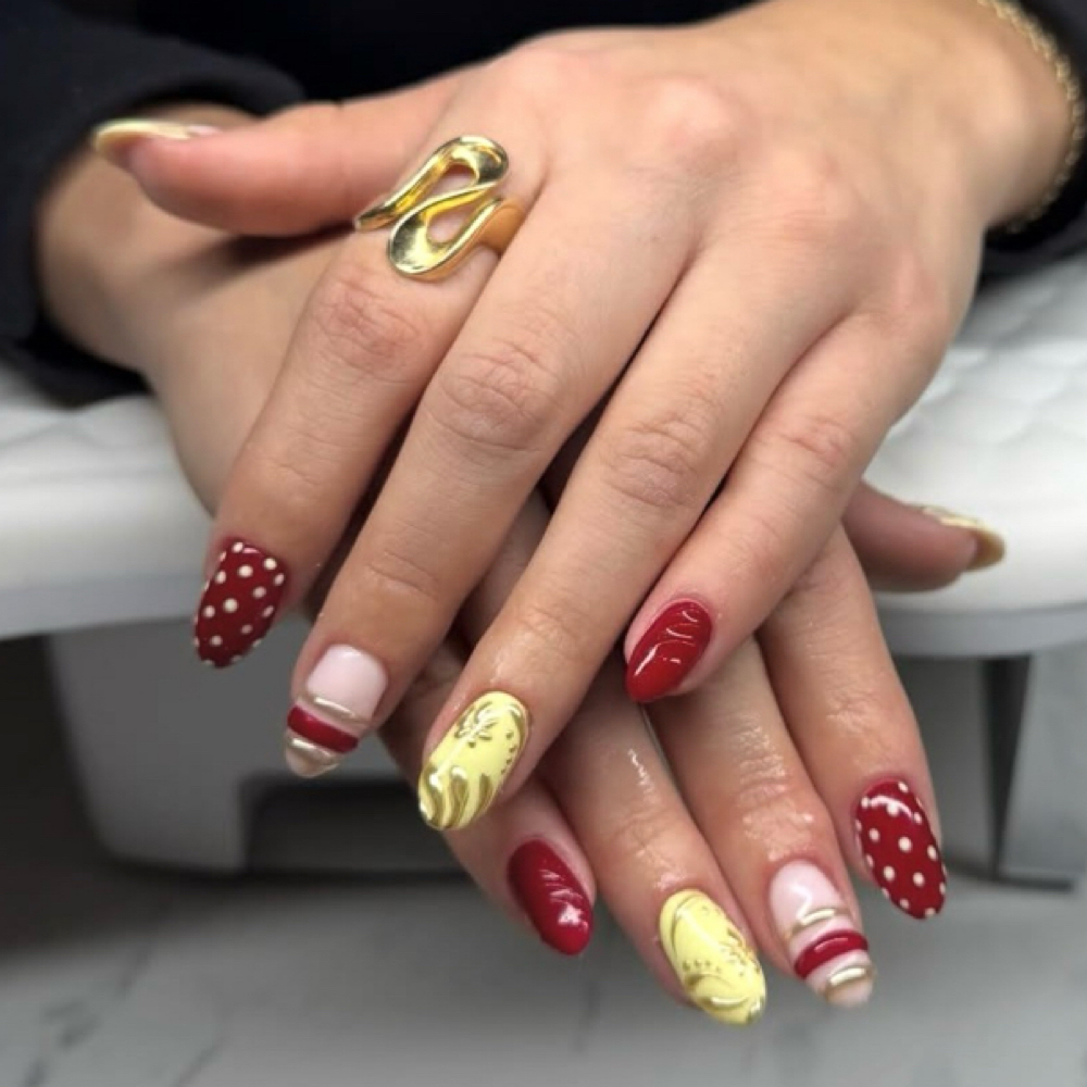 Sructured Mani With Delaney at Nails by Maria Ortiz, Corp in Sayville, NY