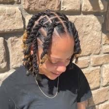 Large Dreads, Two Strand, Plats
