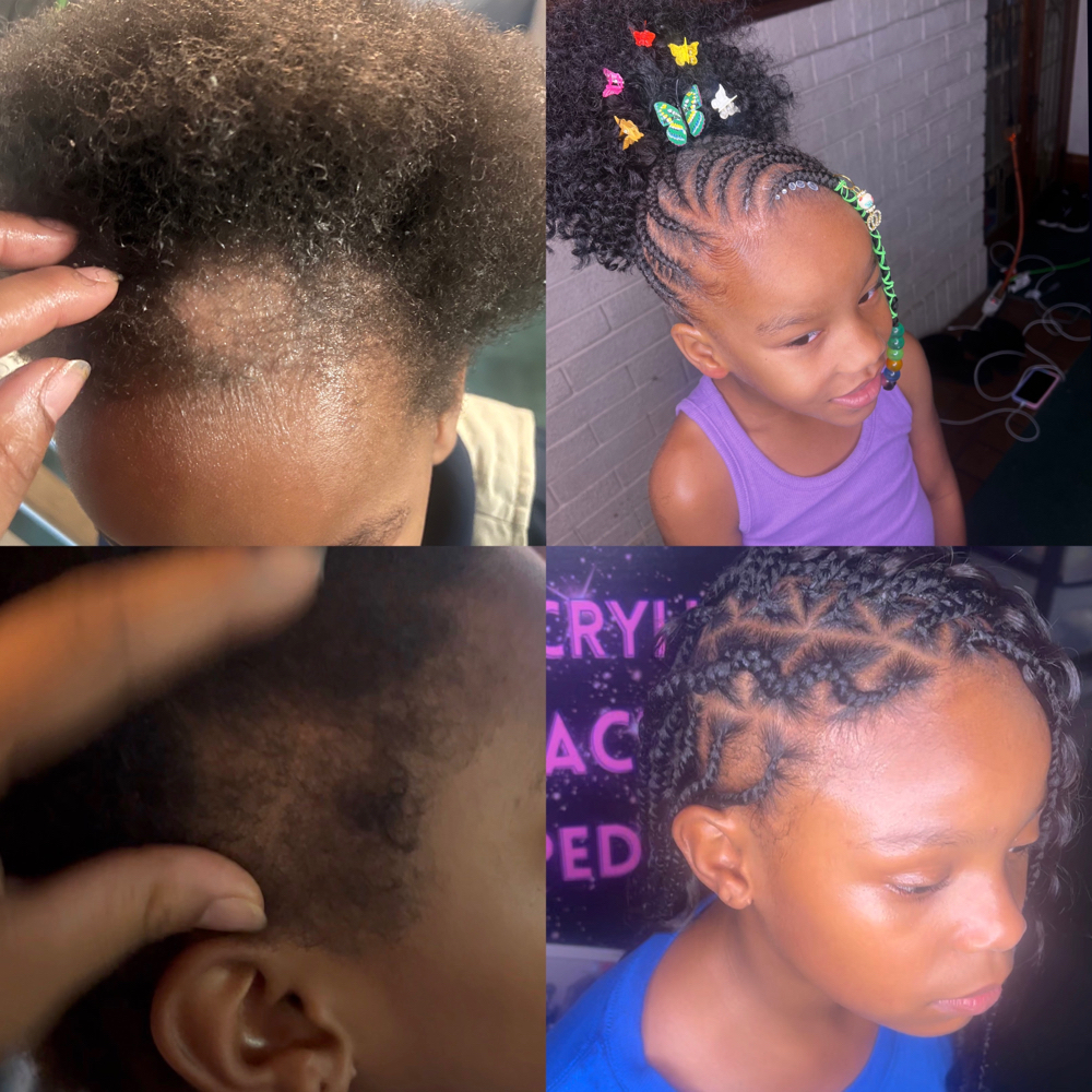Kids Cover Up Braid W/Hair