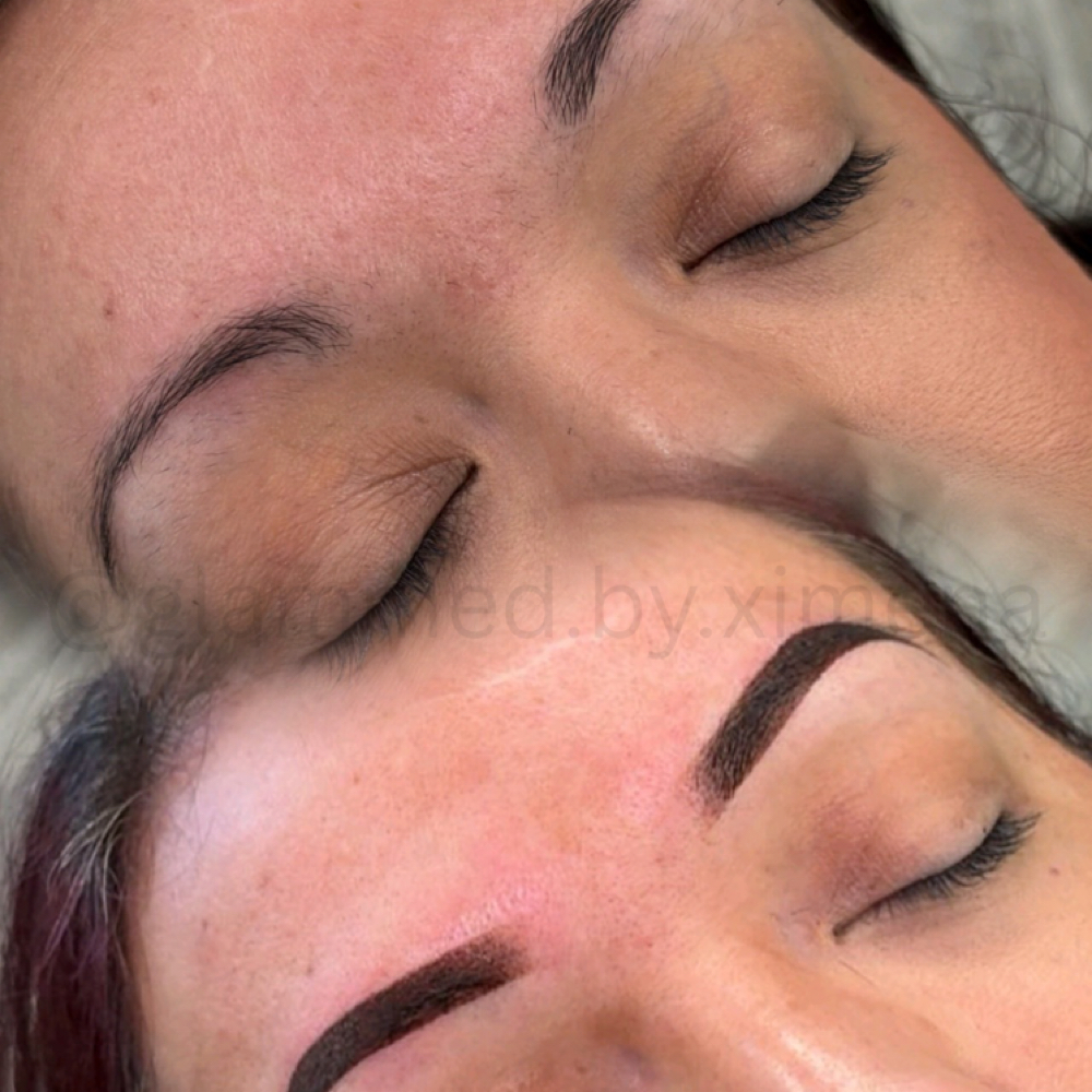 Ombre Powder Brows- on Virgen Brows at Glammed by Ximena in Midland TX, TX