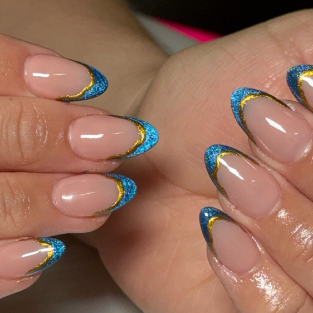 Short Length Nails (design Included at nailz_byeli in Waxahachie, TX