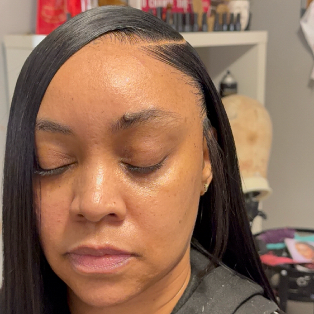 Quickweave Closure Install at Chanele Xtensions in Millville, NJ
