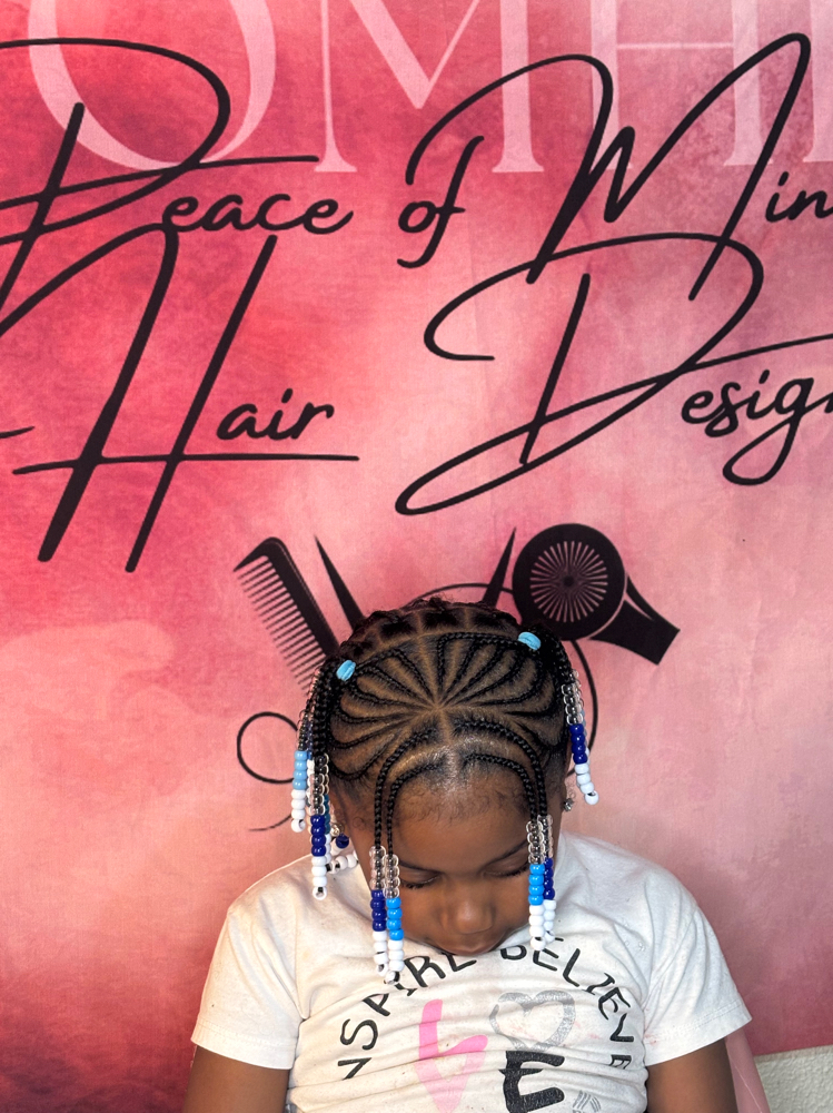 Kids Braids W/O Hair Added