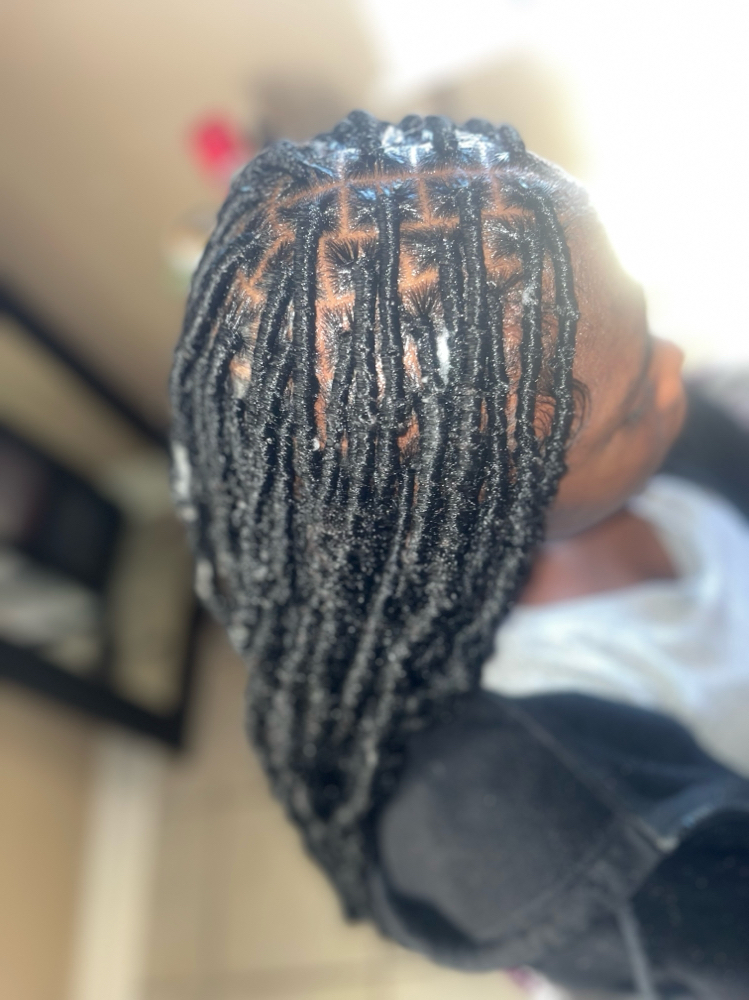 Small Soft Locs at Monaye’s in Lubbock, TX