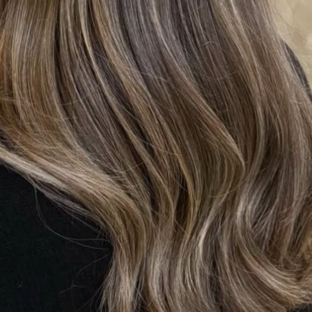 Custom Bronde Balayage at Hannah Simone Salon + Spa in Arlington Heights, IL