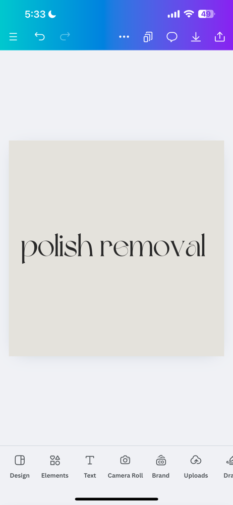 Polish Removal