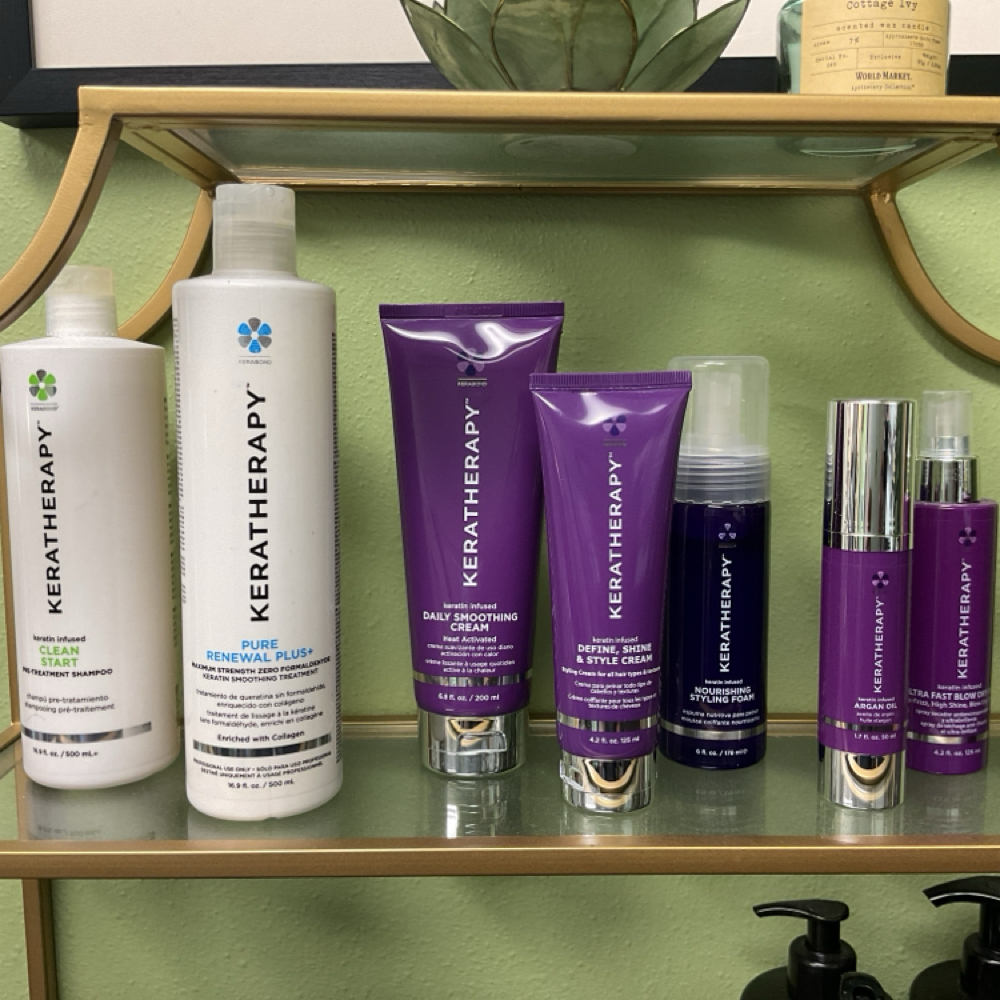 Keratherapy Keratin Smoothing Treat at Atelier Maxime in Sunset Valley, TX