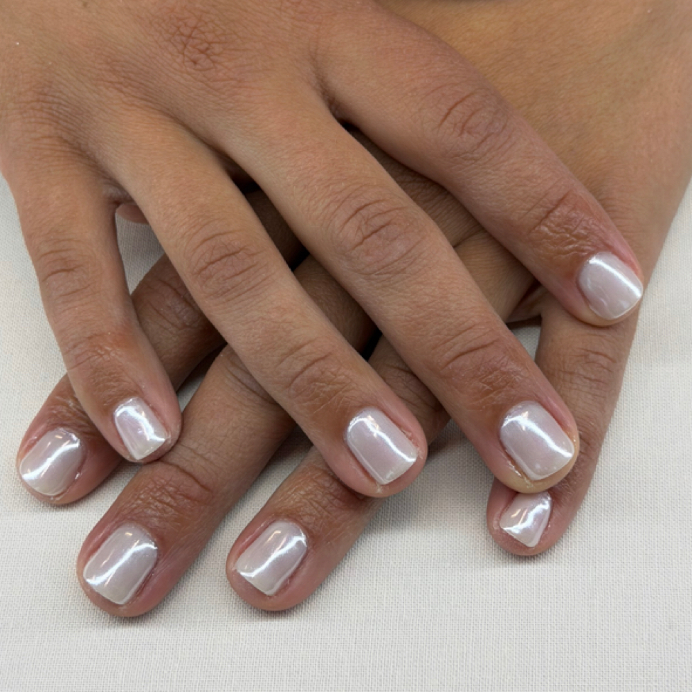Gel manicure at Modern & Mane Salon in Denver, CO