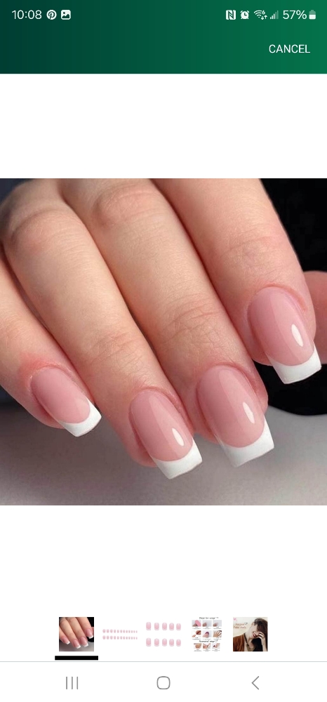 Acrylic Pink & White