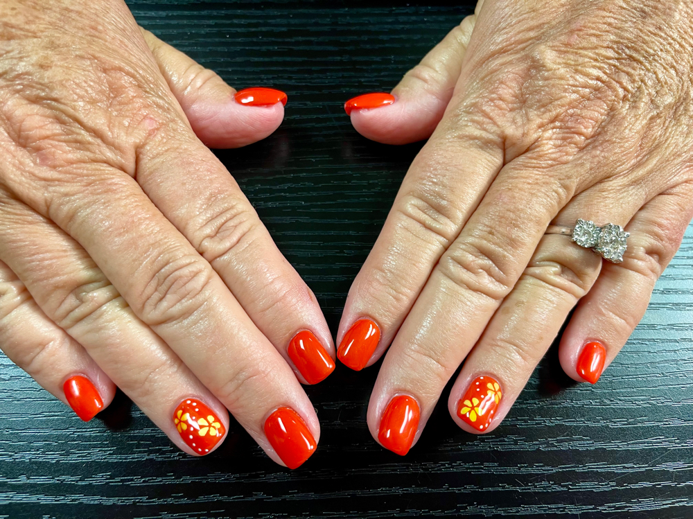 ACRYLIC FILL WITH DESIGN