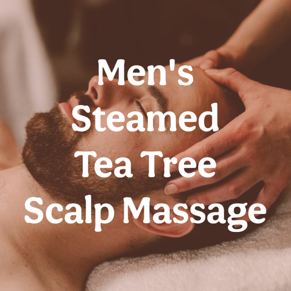 Men's Steamed TeaTree Scalp Massage
