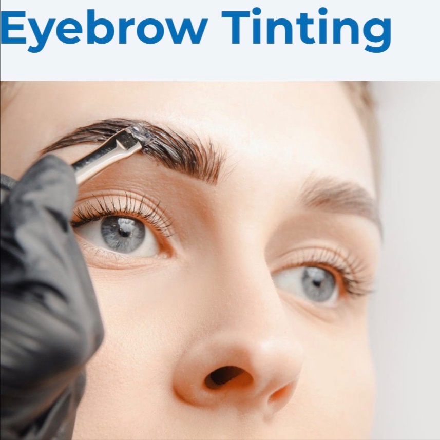 Eye brow tint at AO Studio & Co. in Hayward, WI