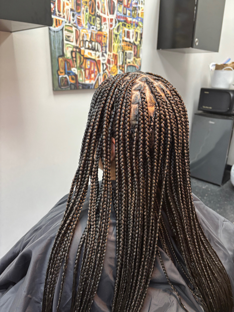 Small Knotless Braids