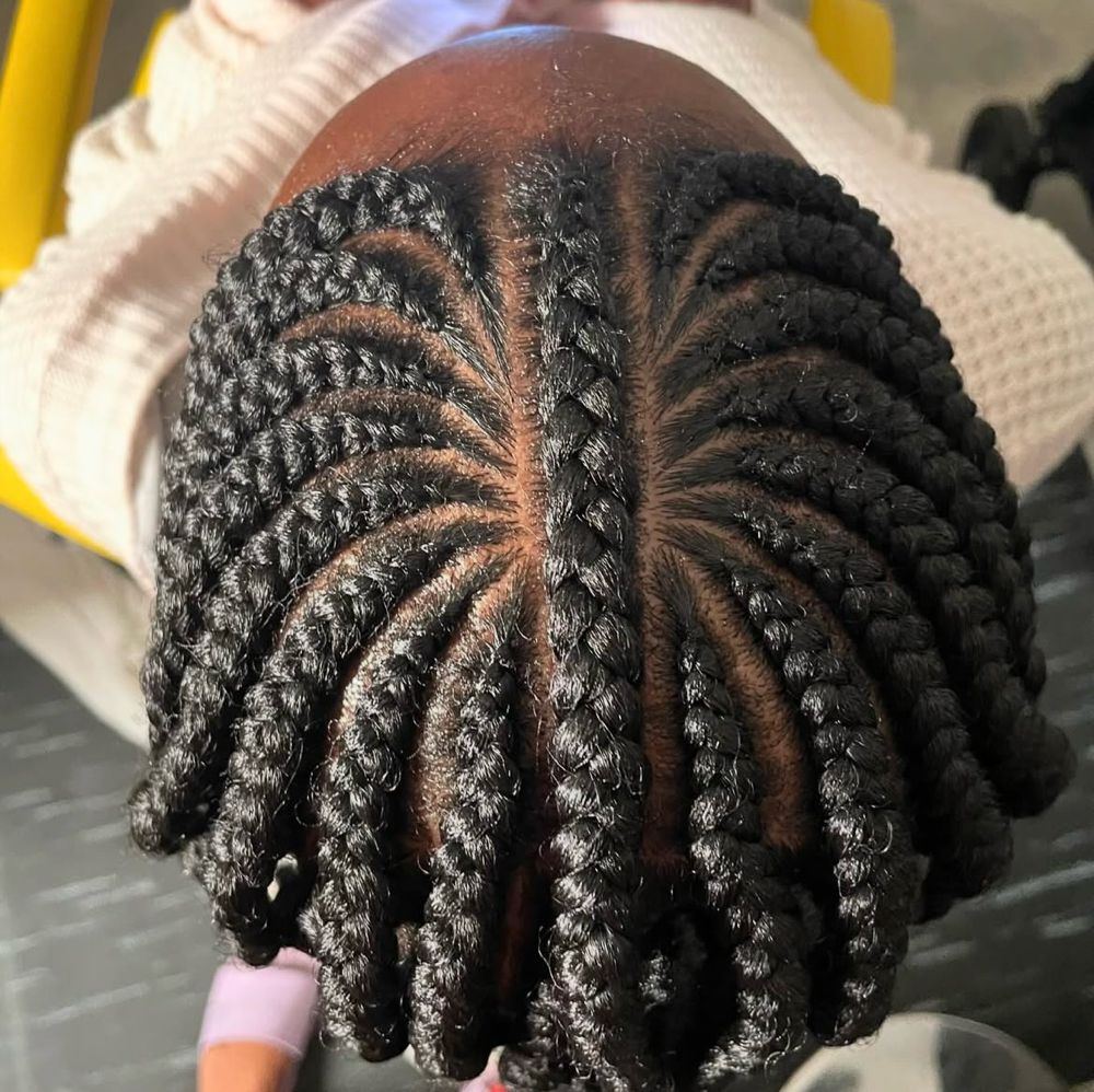 Feed-in Braids at Queen Of The Crown in Charlotte, NC