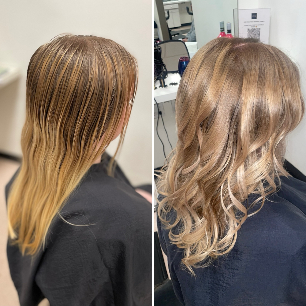 Balayage Refresh at Refined Beauty in Middletown, CT