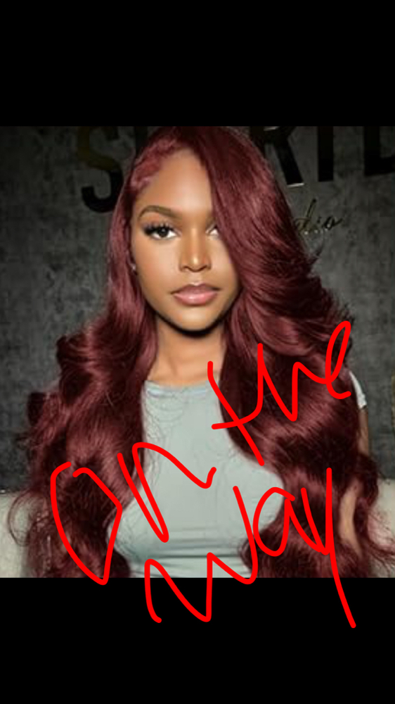13x4 28” reddish brown frontal‼️‼️