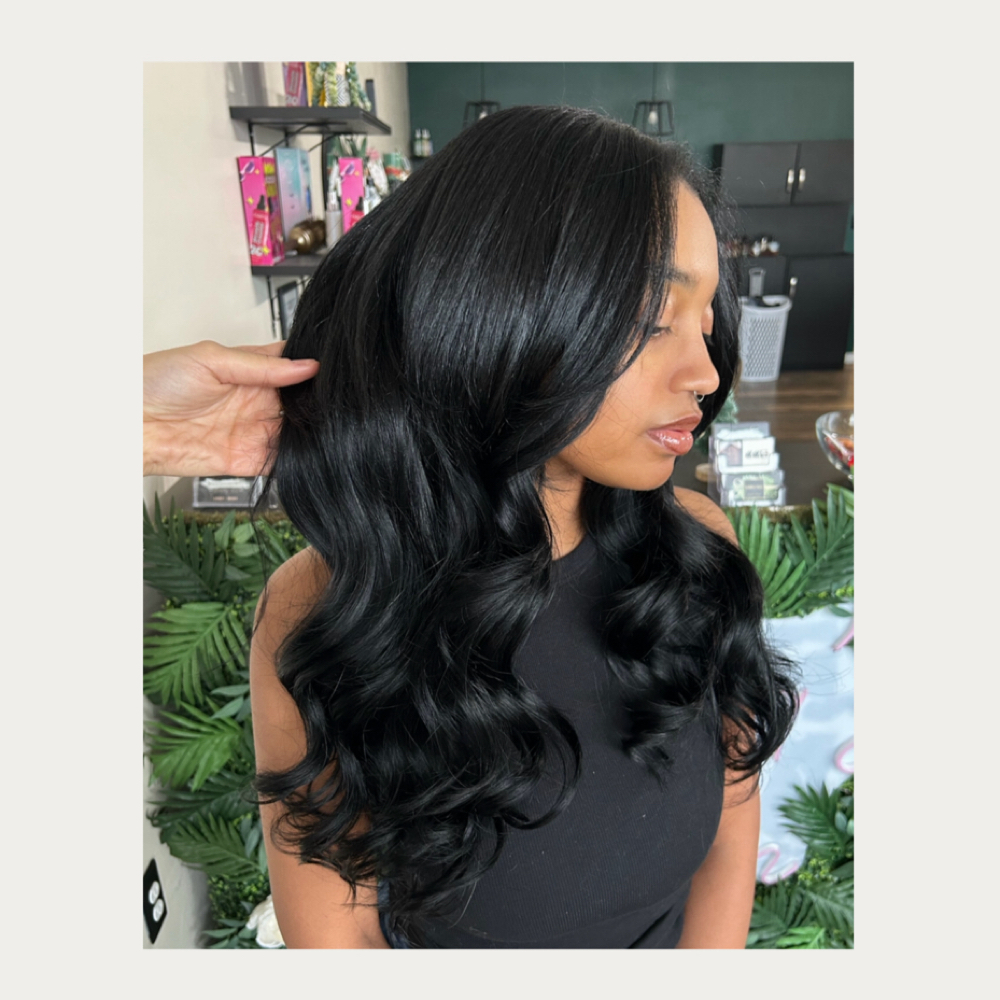 Sew-in Hair Extension Install at manemandavid in Levittown, PA