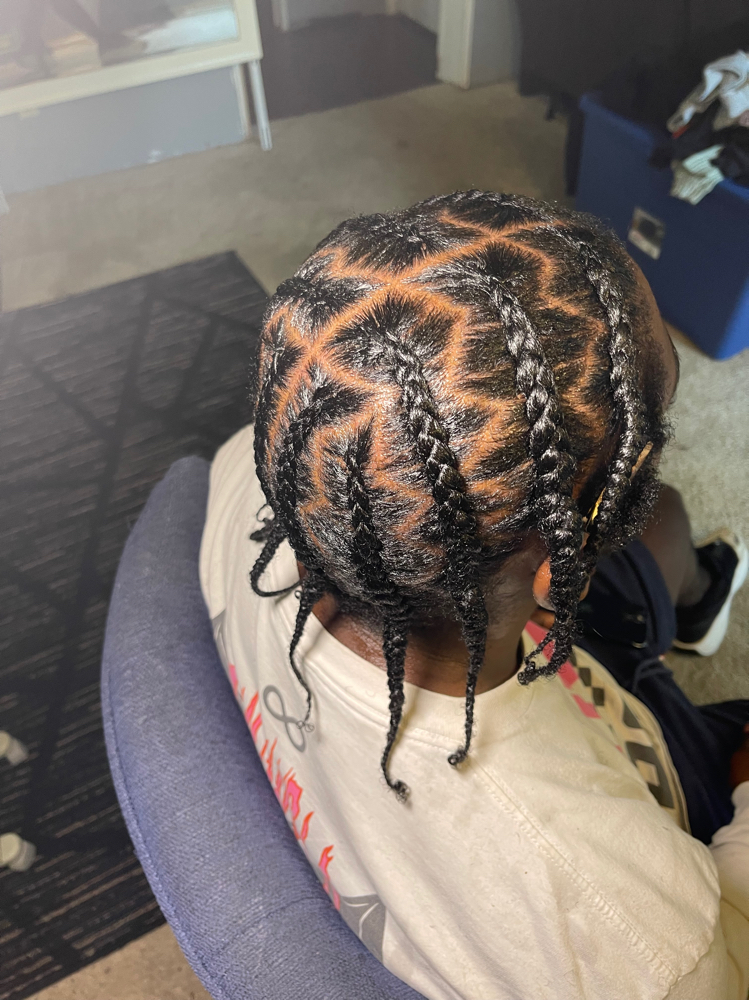 Men Braids at Loc’d with Autz in Mcclellanville, SC