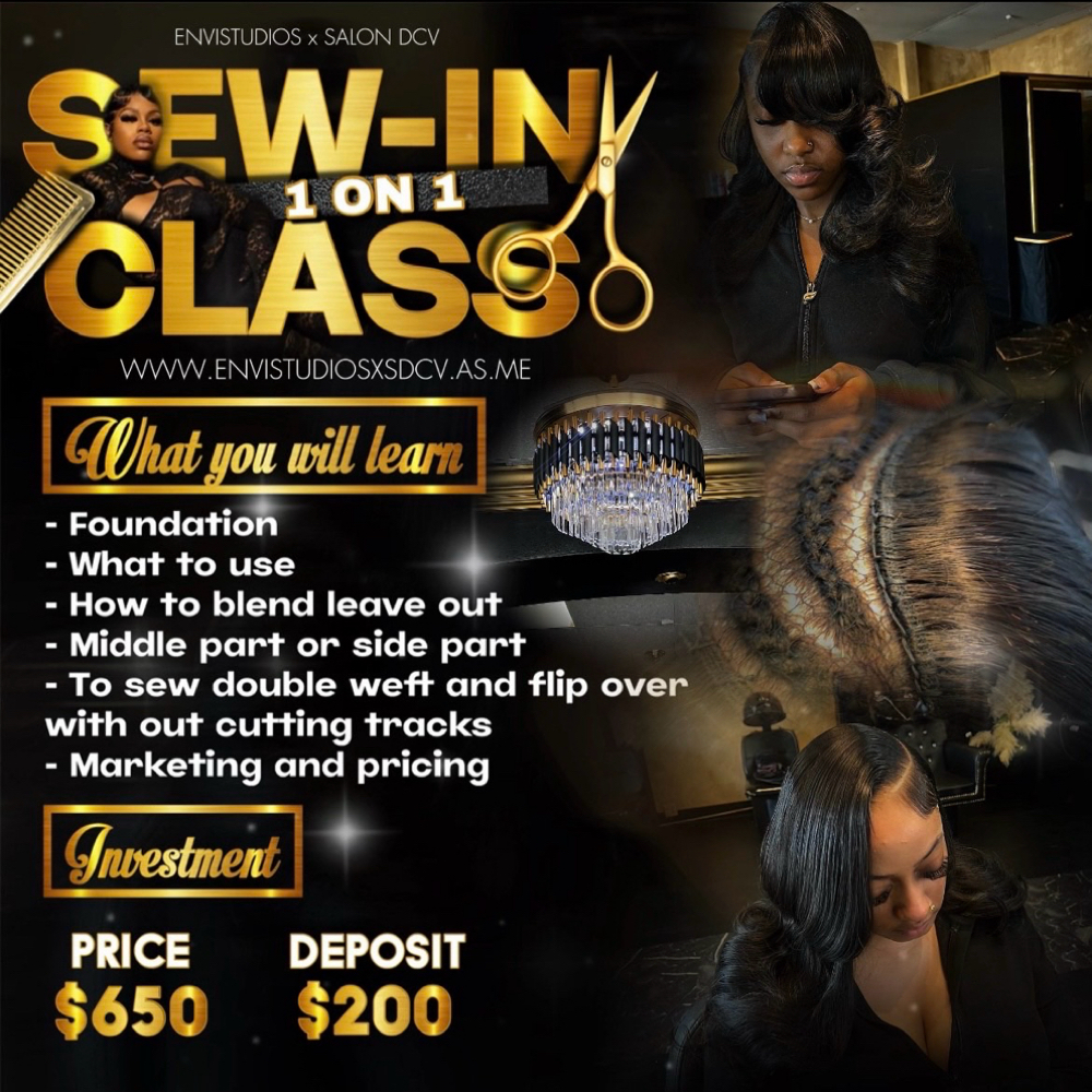 Traditional Sew In class