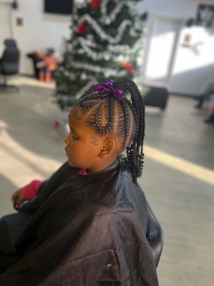 Kids Large Braids at Hair By Cali in Eastpointe, MI