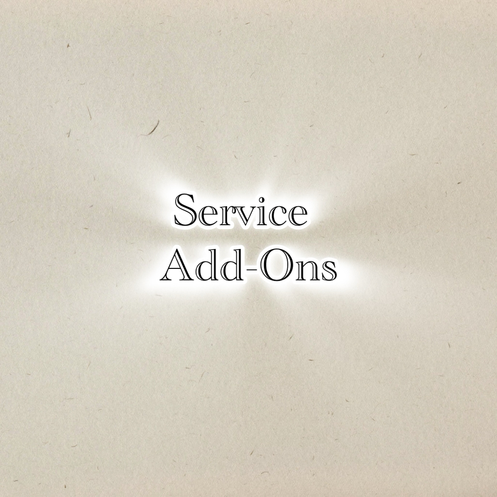 Service Add Ons