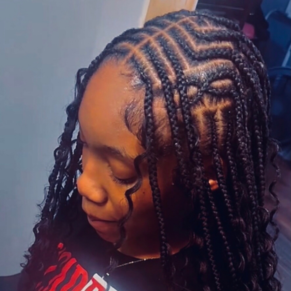 Fulani Braids at Eleven89hairstudio in Georgetown, SC