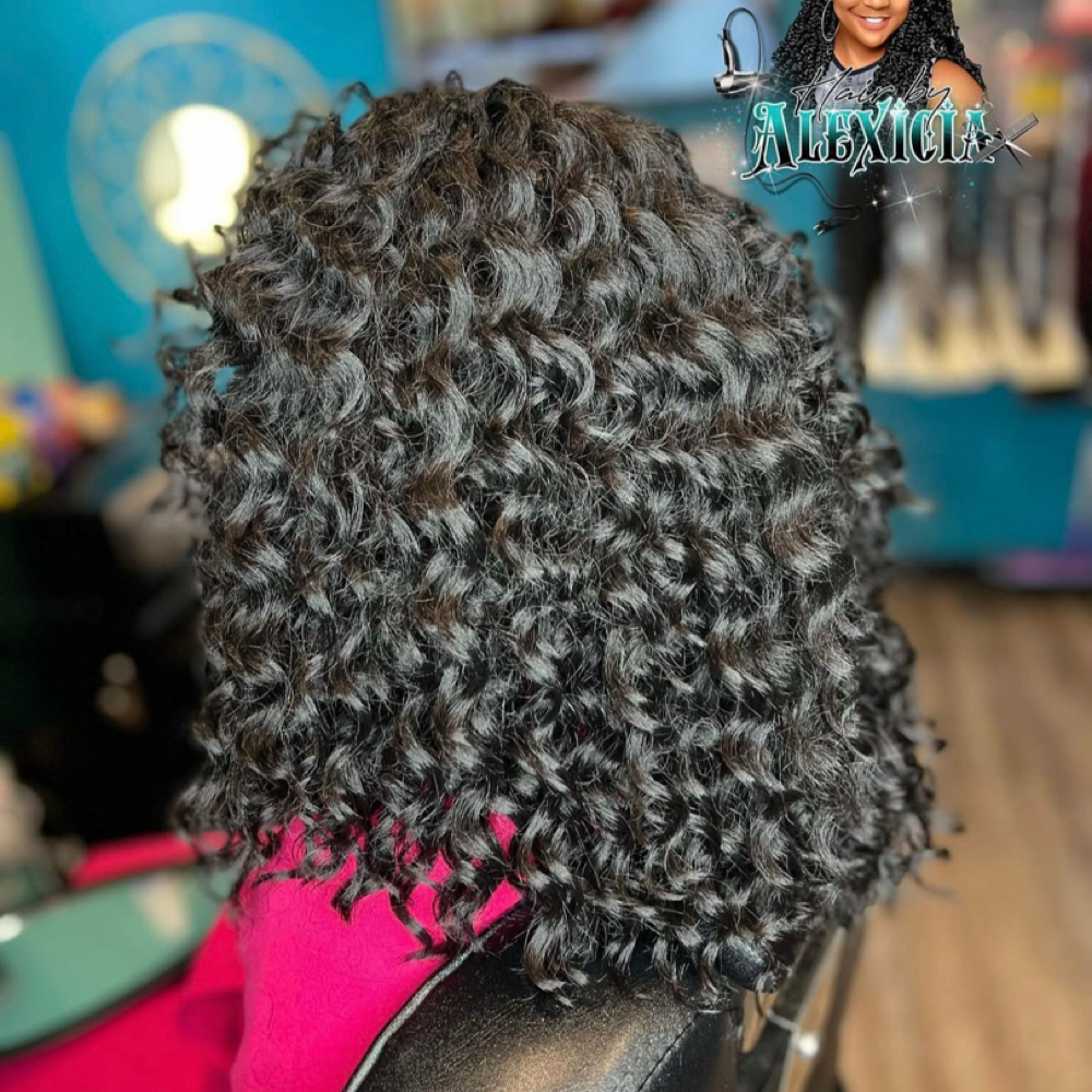 Synthetic Curly Crochet Weave at Hair By Alexicia LLC in Brandywine, MD